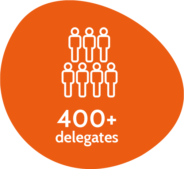 400+ delegates